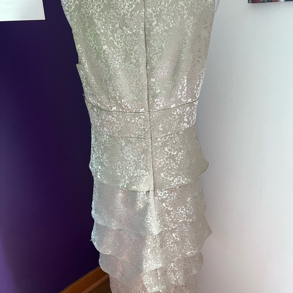 R&M Richards Sleeveless Champagne Colored Formal Dress - Picture 5 of 8